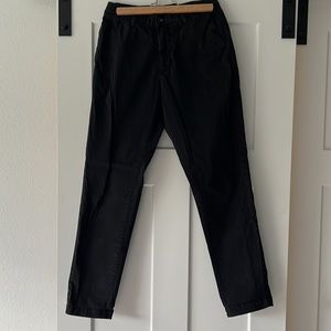 Bearbottom Stretch chino pant - black, size M/30” waist 30x29.